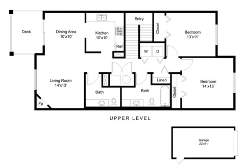 4542 Villa Parkway 2-3 Beds Townhouse, Affordable for Rent - Photo Gallery 11